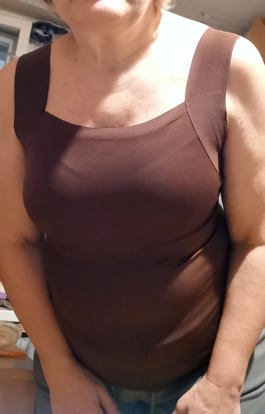 Customer photo review of Débardeur soutien gorge intégrer