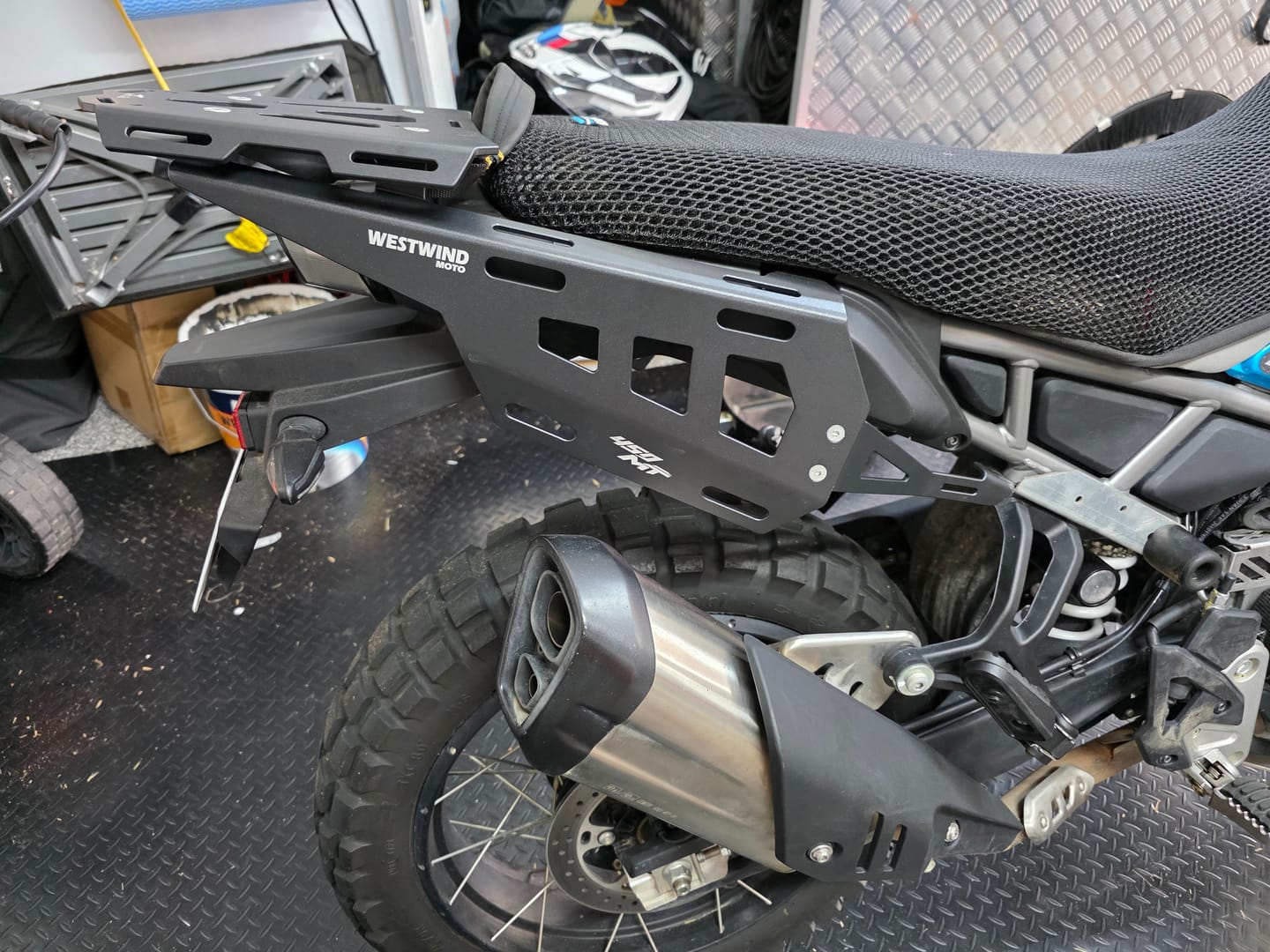 Customer photo review of CF450MT (Ibex 450) Luggage Rack