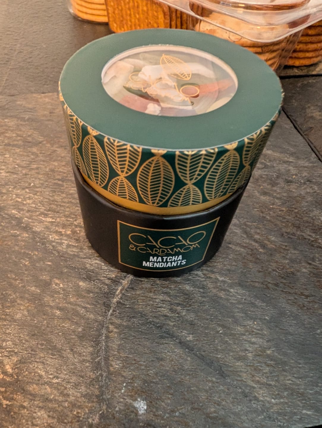 Customer photo review of Matcha Mendiants