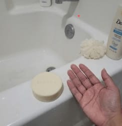 Customer photo review of Secret Teint Précieux | Jabón-Mascarilla de Leche de Cabra Anti-Imperfecciones