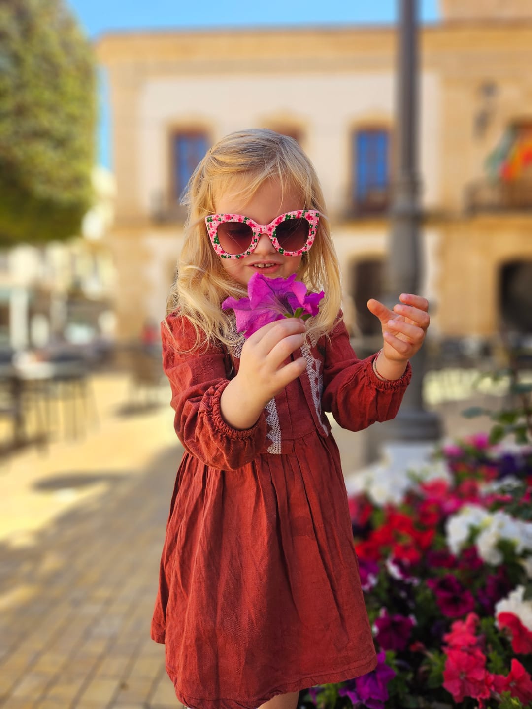 Customer photo review of Gafas de sol Flower Glam Sostenibles Nenina & Co