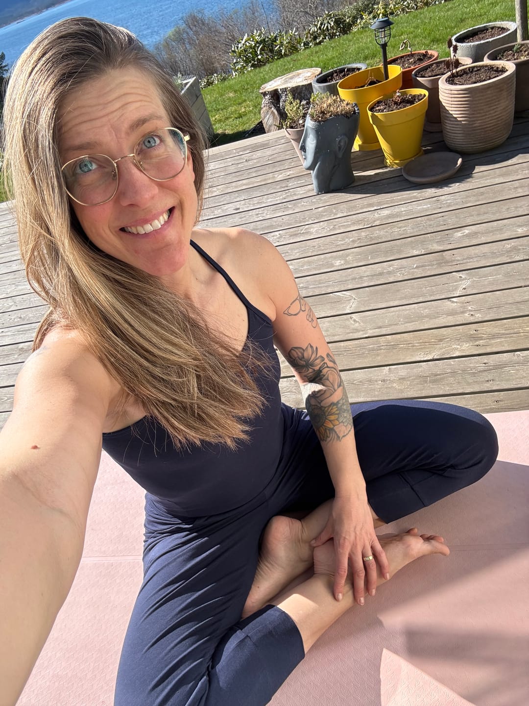 Customer photo review of Yoga Jumpsuit