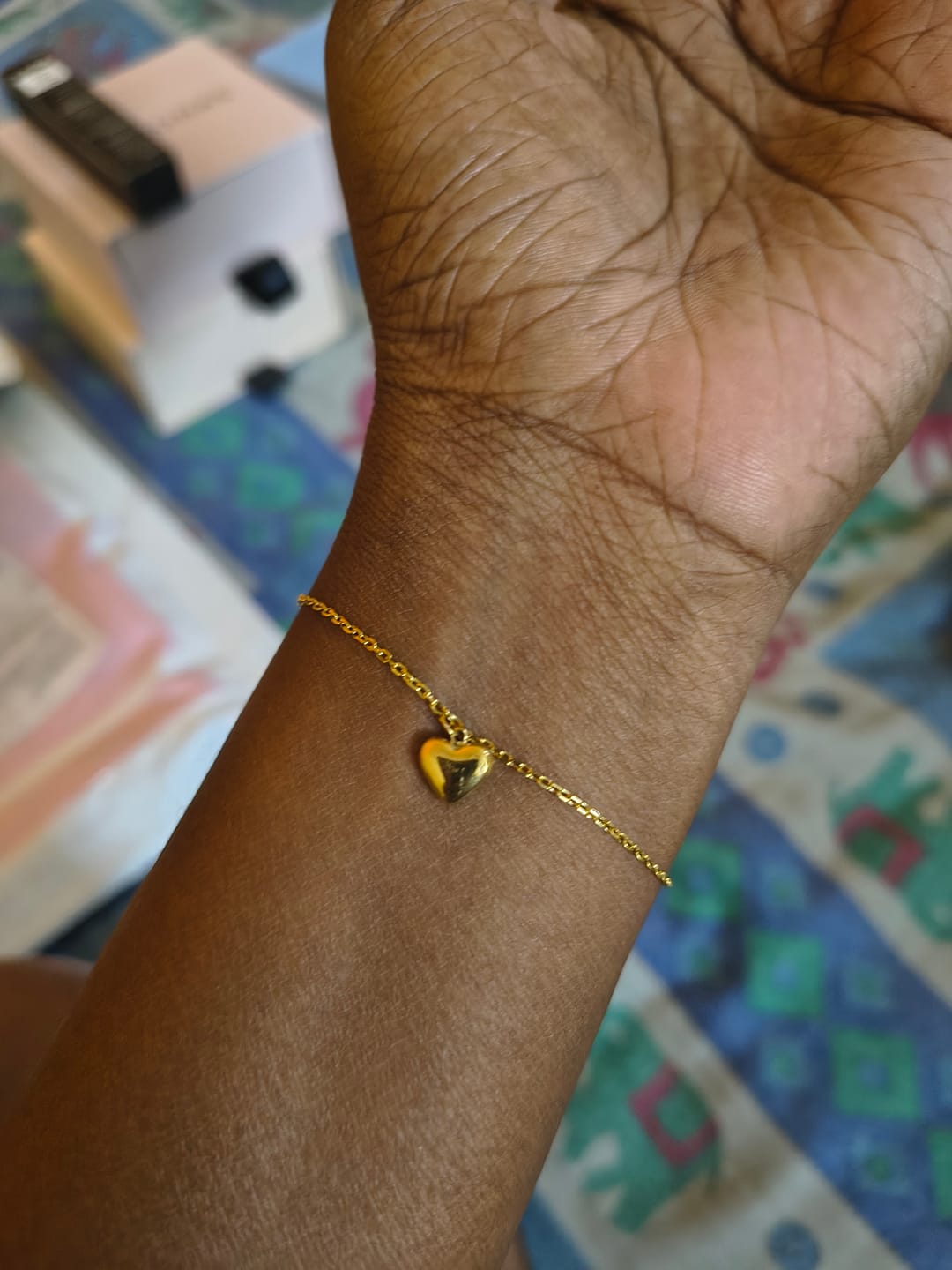 Customer photo review of Cute Heart Bracelet