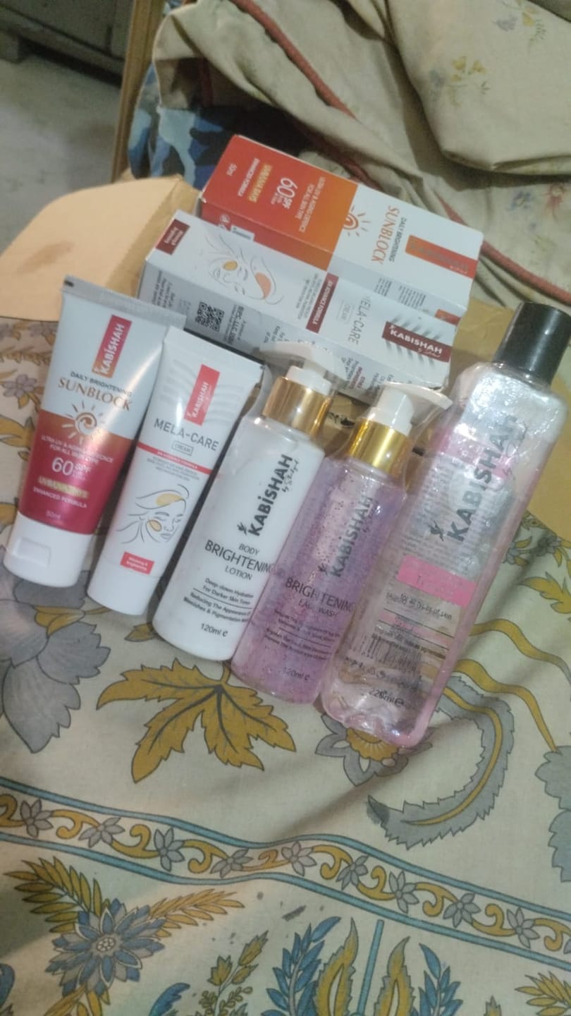 Customer photo review of Flawless Glow Kit