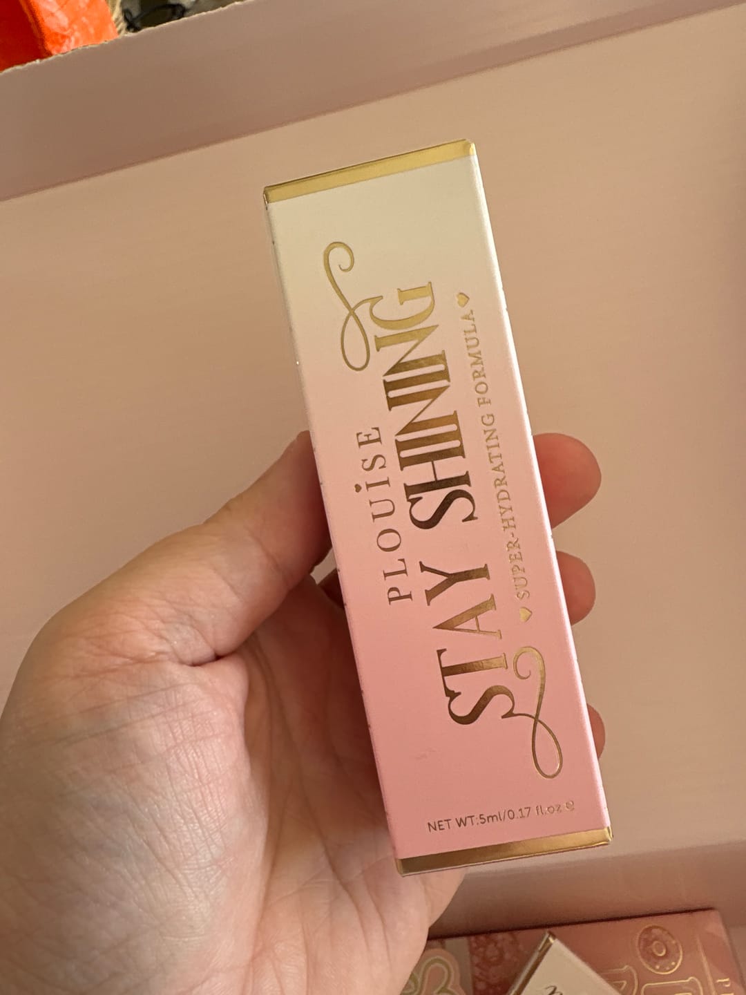 Customer photo review of P.Louise Stay Shining Crown Lip Oil