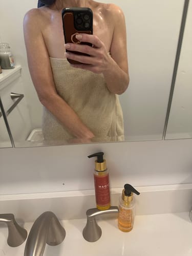 Customer photo review of Besque® Magic Body Oil - 100ml