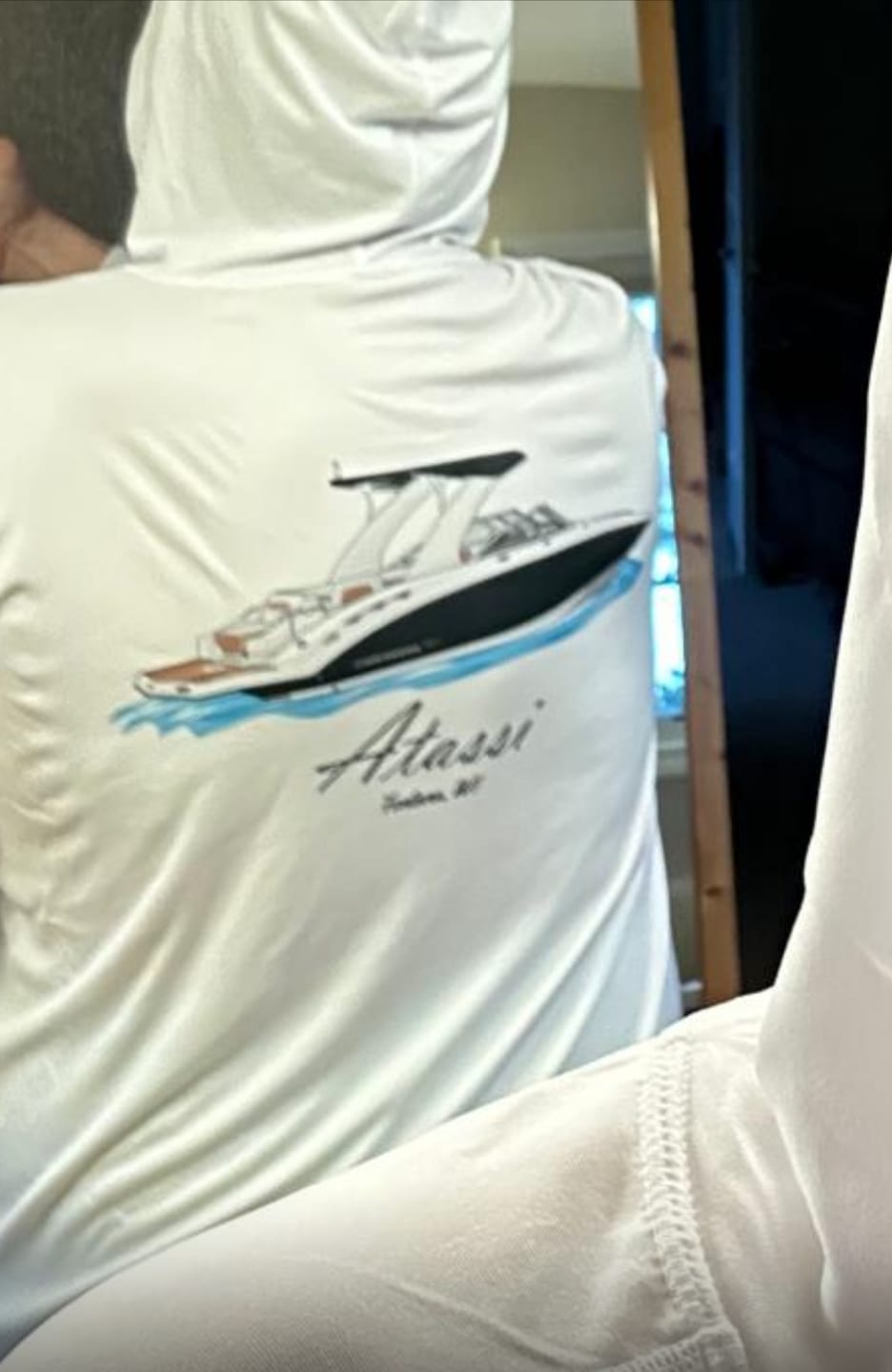 Customer photo review of Custom Dri-Fit Fishing Hoodies