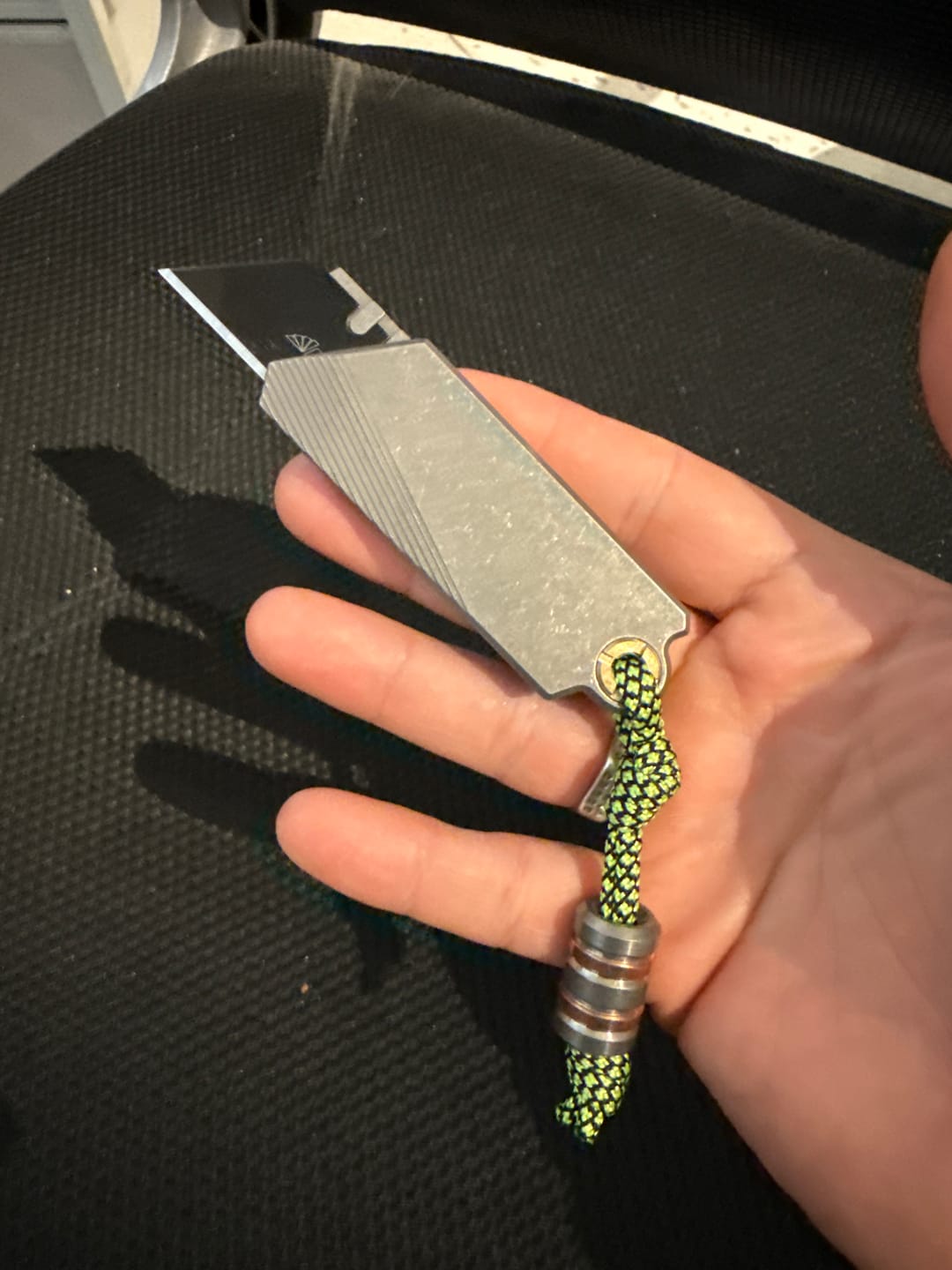 Customer photo review of Terra Hammer—Knife Bead With Lanyard