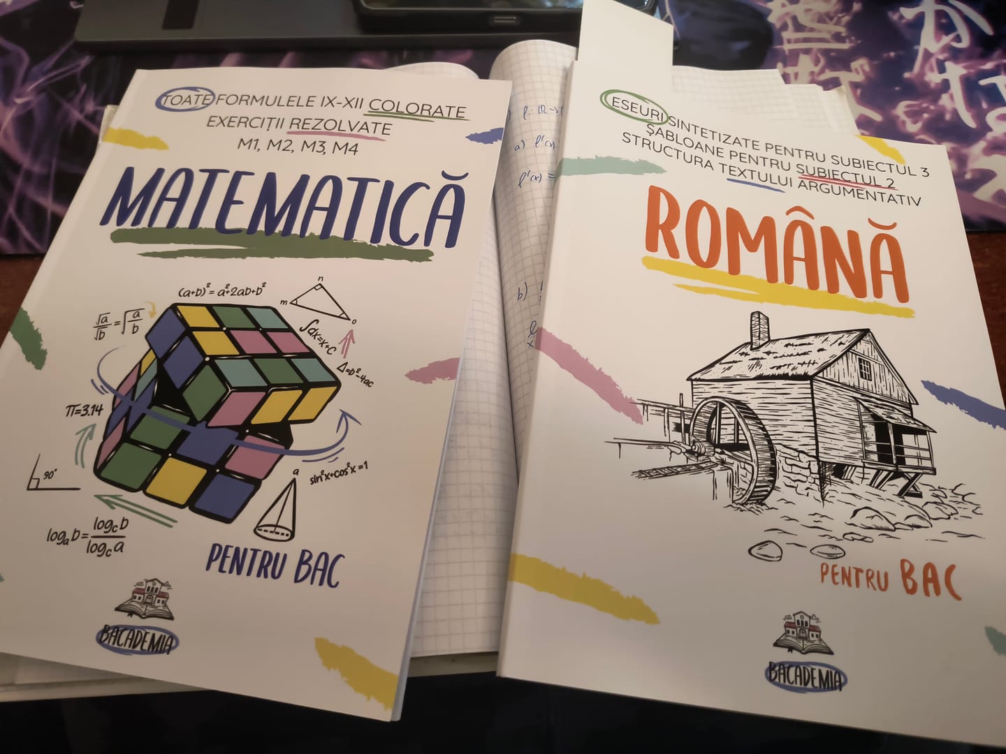 Customer photo review of Pachet Bacalaureat (Română + Matematică + Fizică) Bacademia
