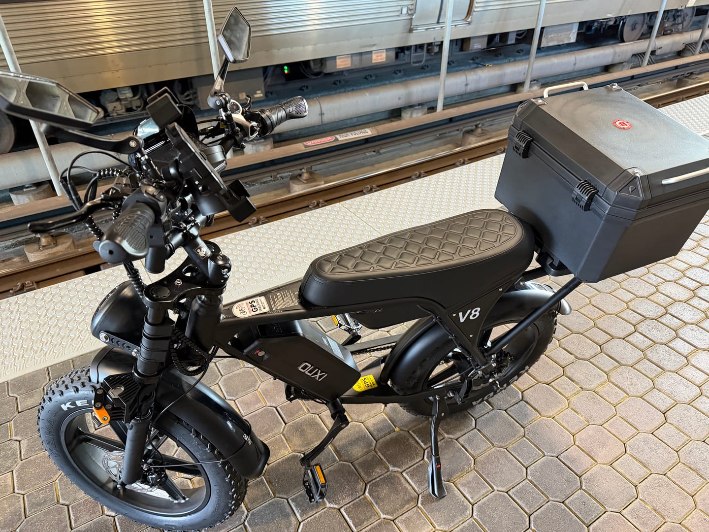 Customer photo review of OUXI V8 Max 750W Dual Battery Electric Bike