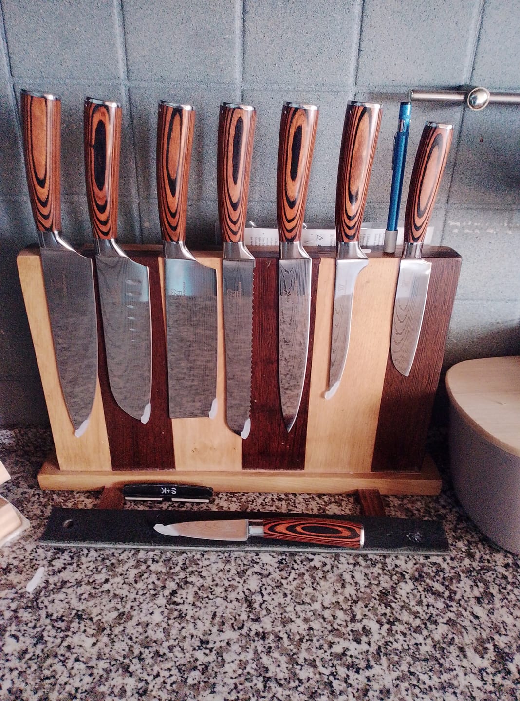 Customer photo review of Akarui Messerset Premium 8-teilig