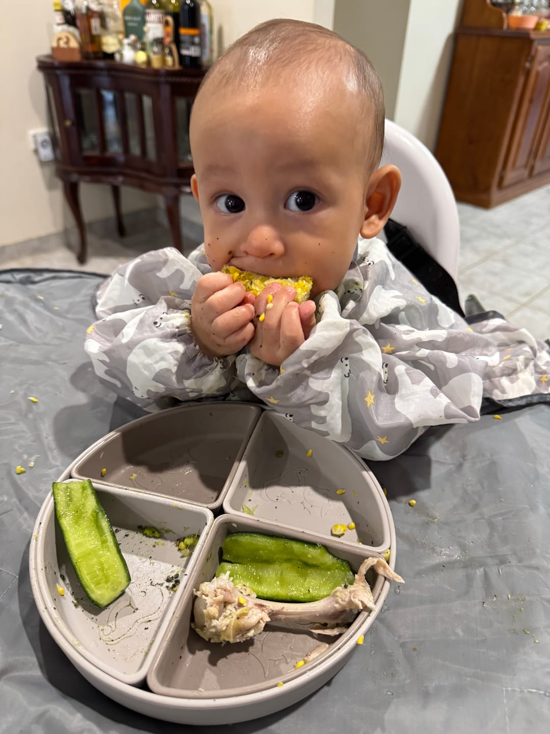 Customer photo review of The Kids Everything Plate