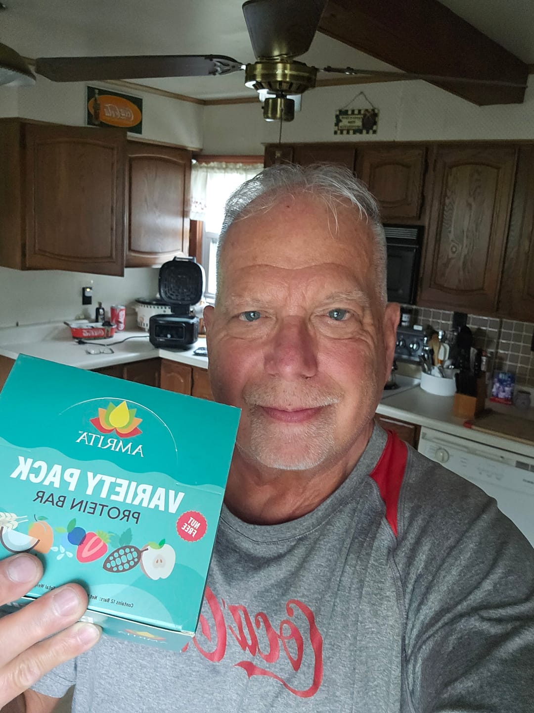 Customer photo review of High Protein Bars Variety Pack