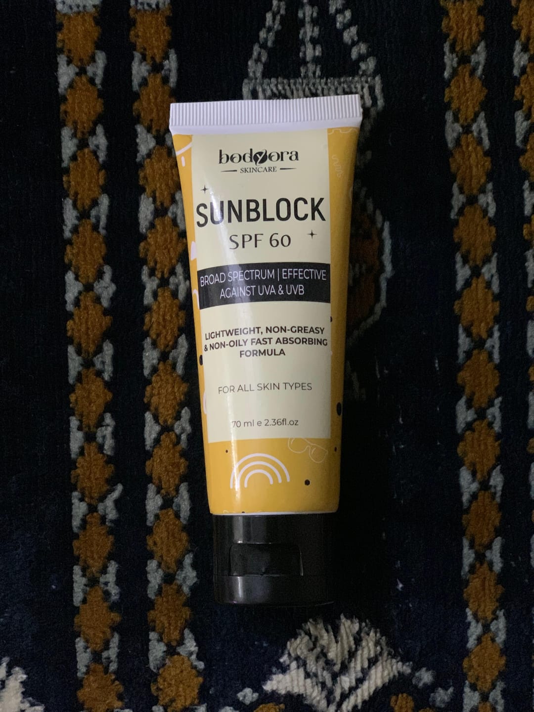 Customer photo review of Sunblock SPF 60