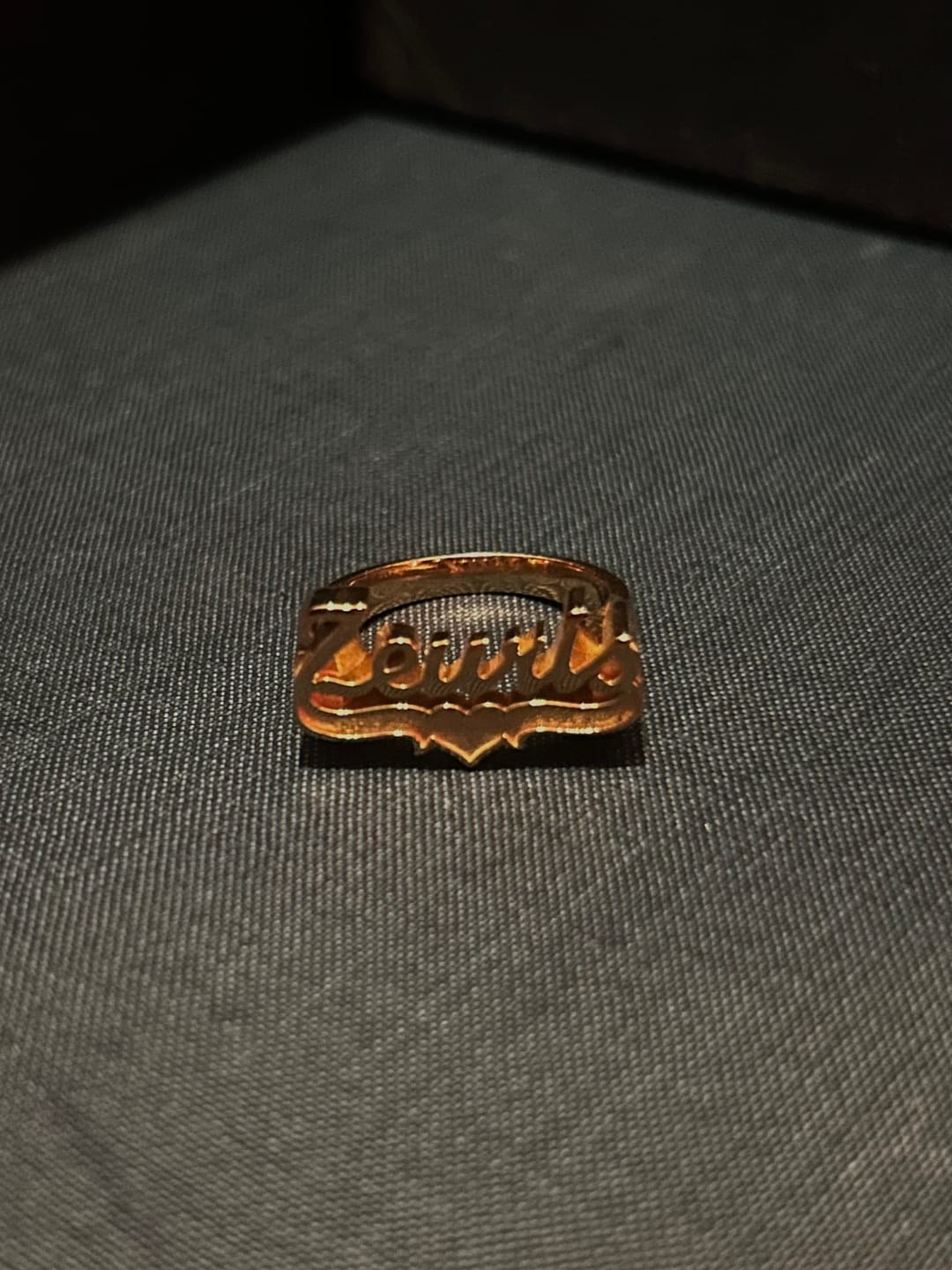 Customer photo review of 3D Name Ring