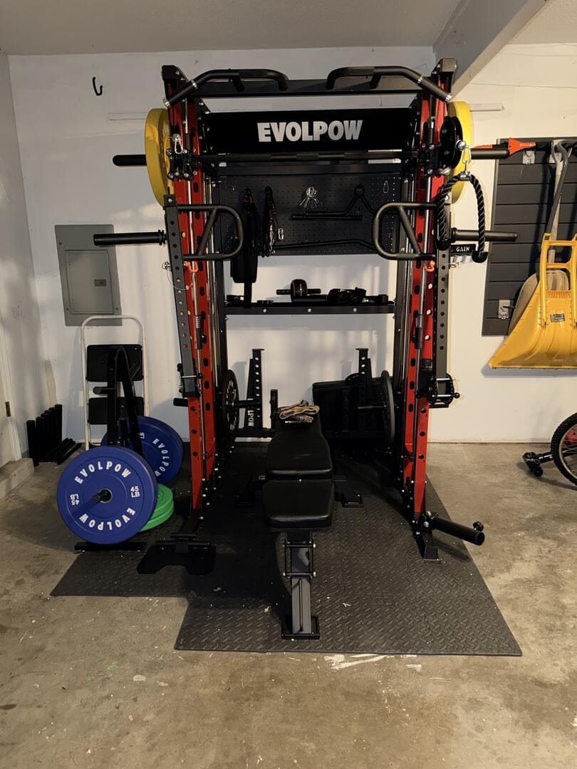 Customer photo review of EVOLPOW M2B Brute All-In-One Smith Machine Home Gym
