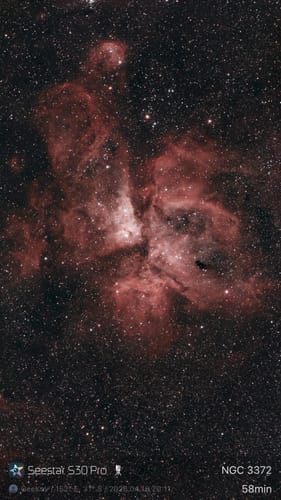 Customer photo review of ZWO Seestar S30 Pro Smart Telescope