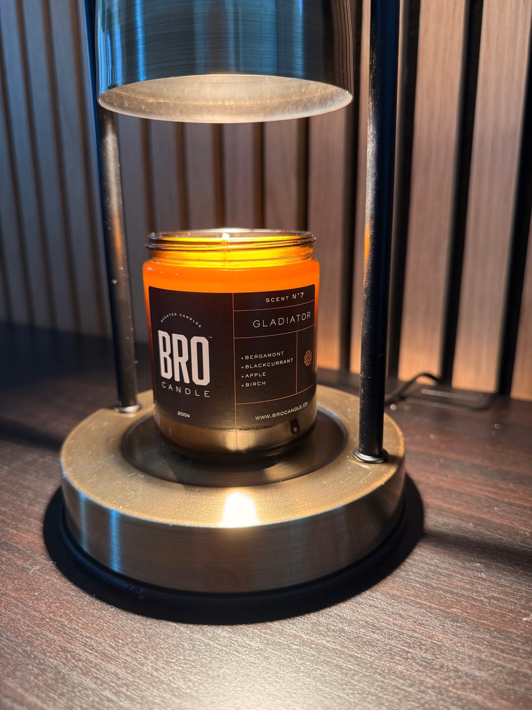 Customer photo review of The Gladiator Candle