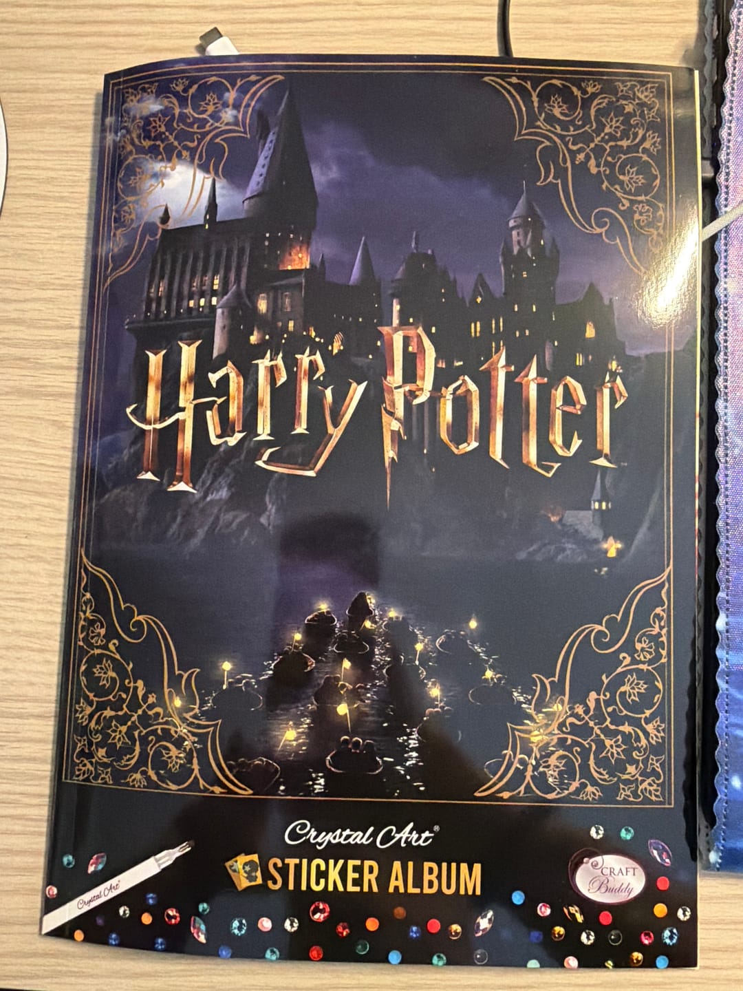 Customer photo review of Harry Potter Crystal Art Sticker Album - Starter Pack