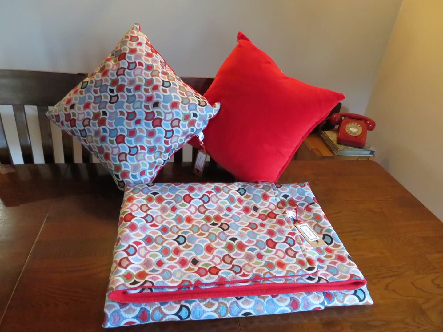 Customer photo review of Multicolour Abstract Tiles Tapestry Fabric
