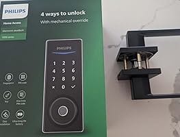 Customer photo review of Philips 1000 Series Fingerprint Electronic Deadbolt