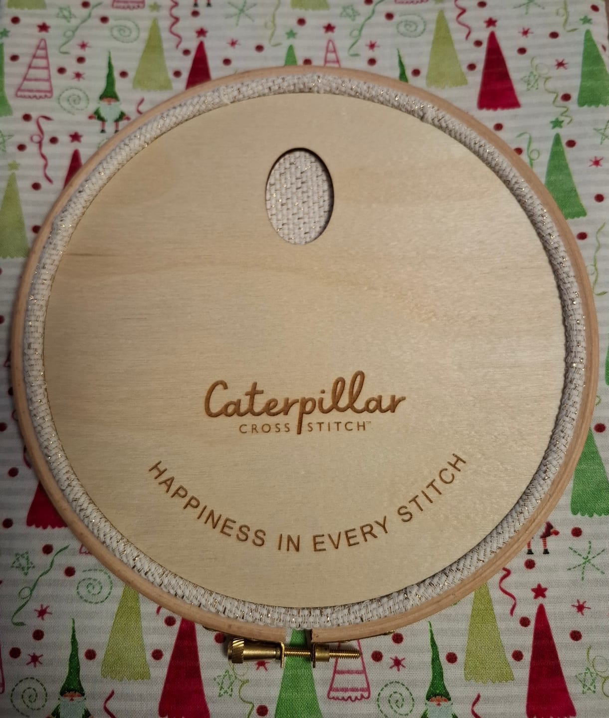 Customer photo review of The Hoop Buddy® - Wooden Hoop Backs