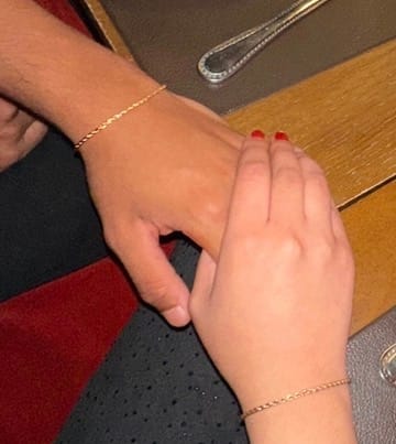 Customer photo review of Pulsera Lazo en Oro laminado 18k