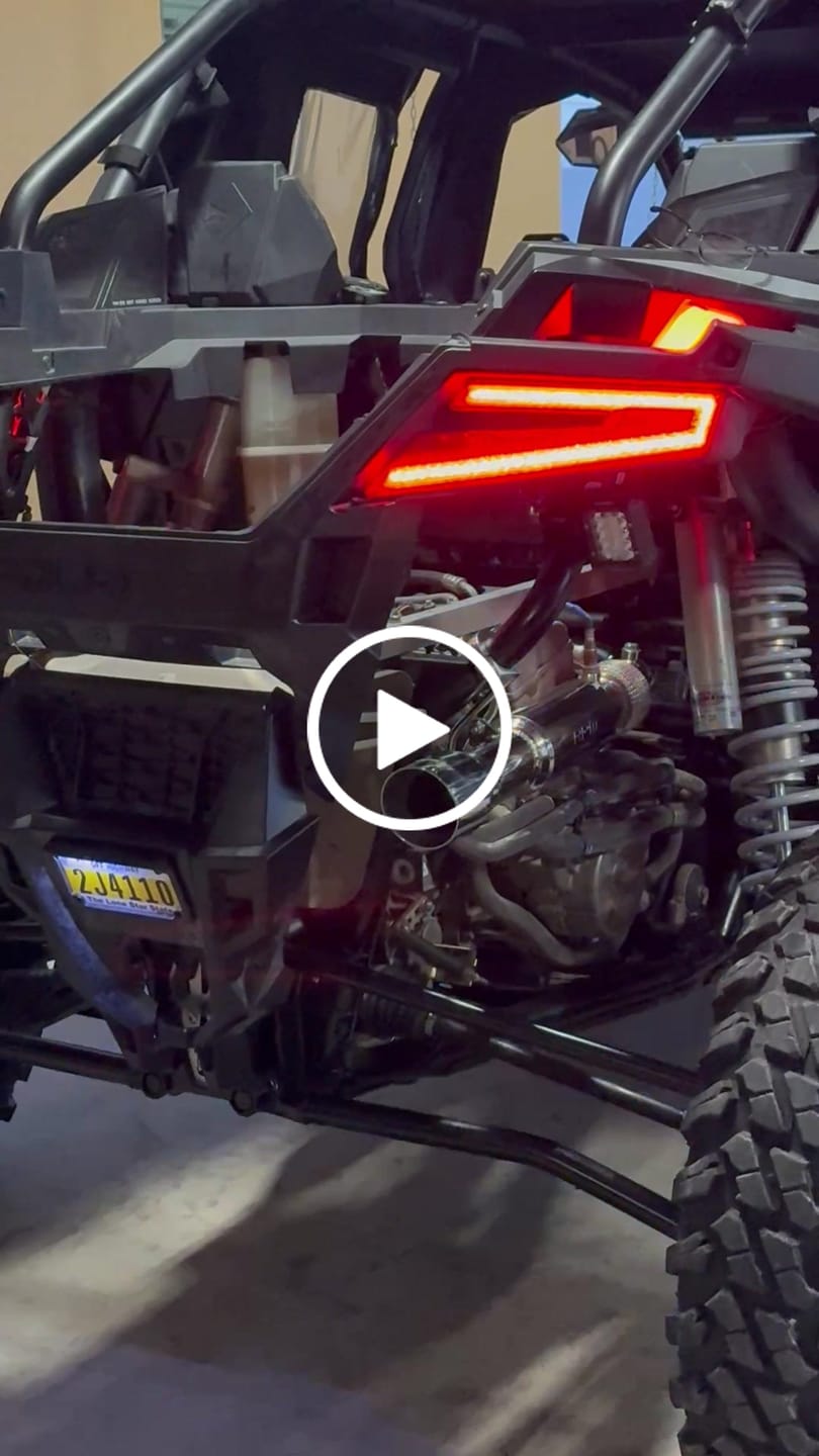 Customer video review of RPM Turbo RZR Desert Series 3" Full Stainless Exhaust System
