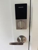 Customer photo review of Philips 4200 Series Built-in Wi-Fi Fingerprint Keypad Smart Deadbolt