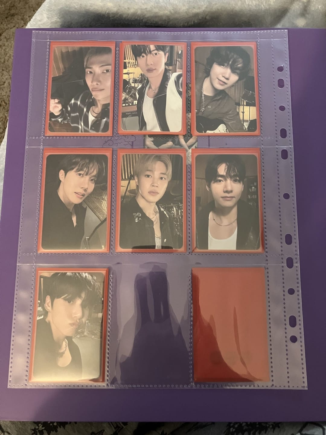 Customer photo review of COLORED PHOTOCARD SLEEVES - 61x91mm