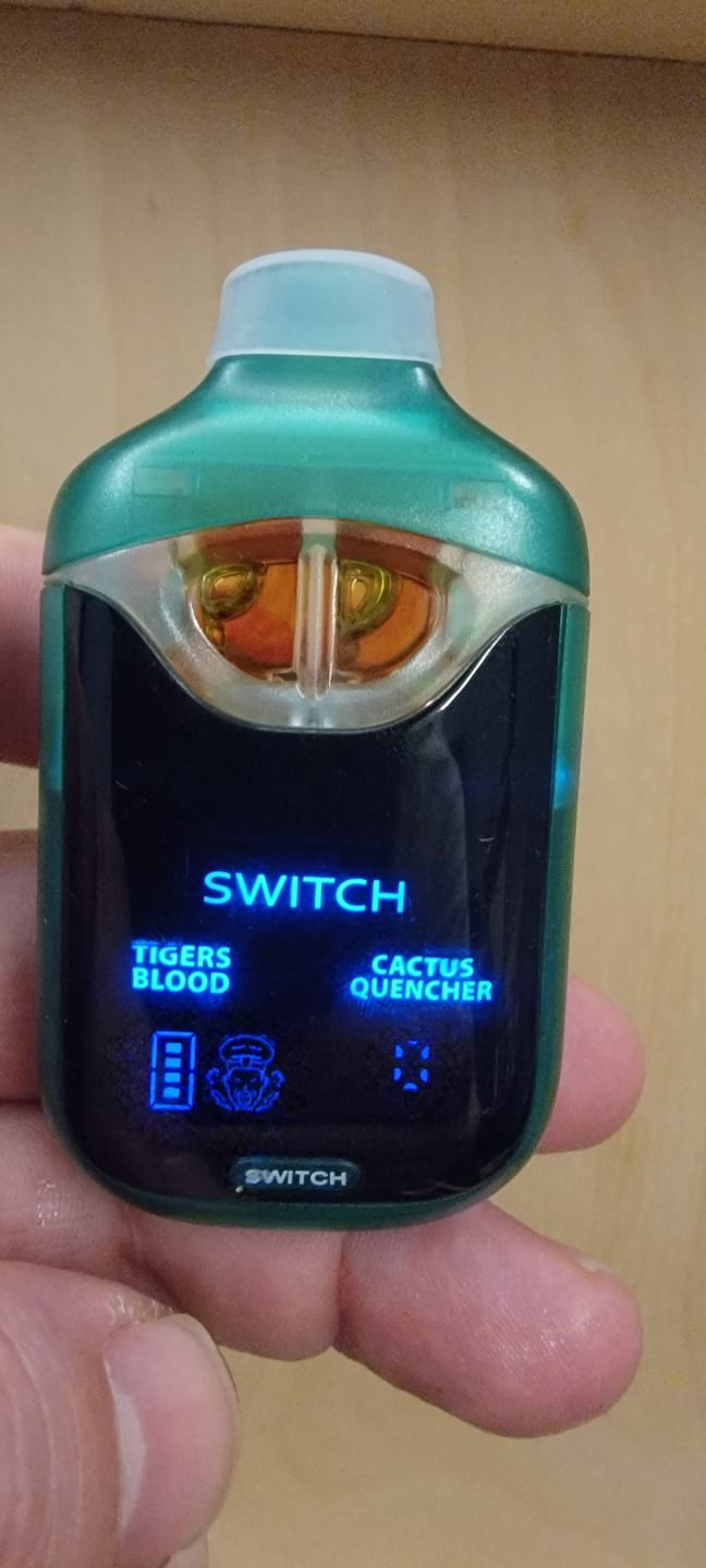 Customer photo review of Switch - 2G Tigers Blood/Cactus Quencher
