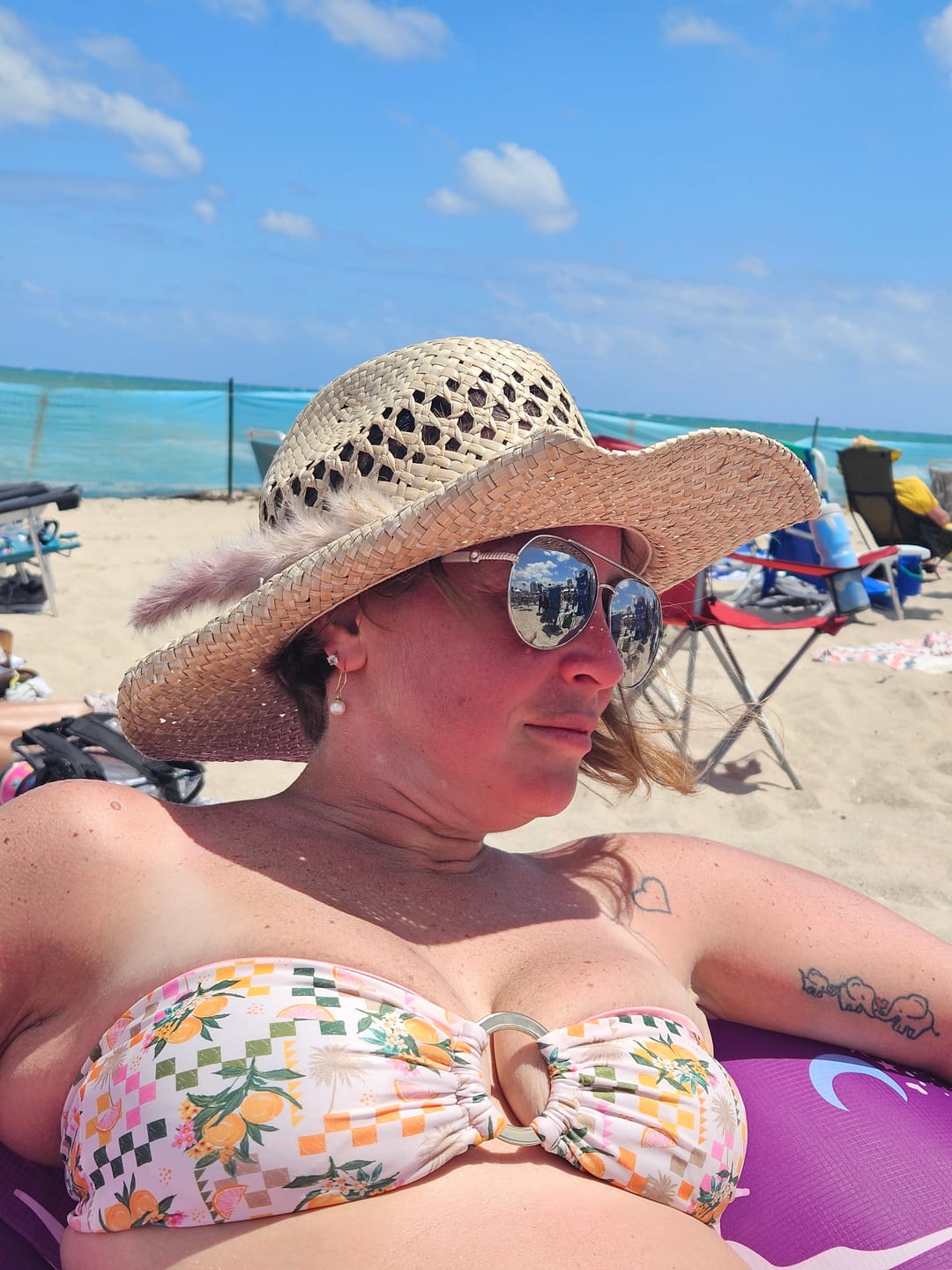 Customer photo review of Positano Strapless Top