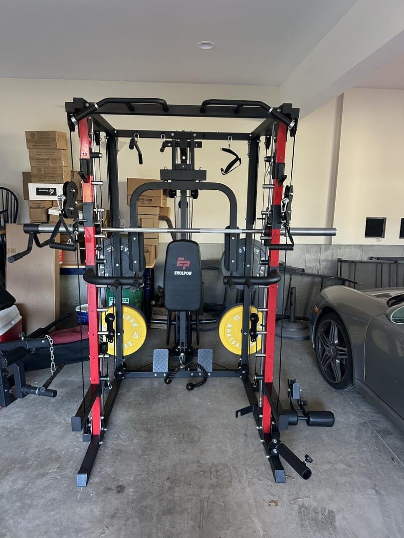 Customer photo review of EVOLPOW M2A Brute All-in-One Smith Machine Home Gym