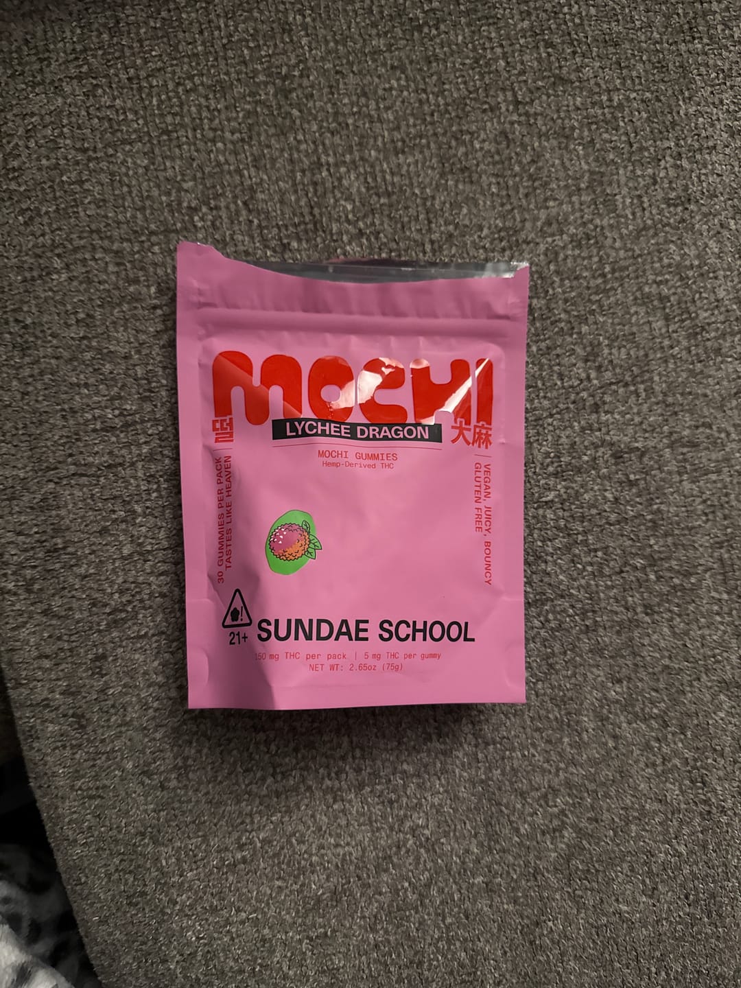 Customer photo review of Lychee Dragon (5mg) Mini