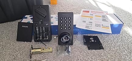 Customer photo review of Philips 4200 Series Built-in Wi-Fi Keypad Smart Deadbolt