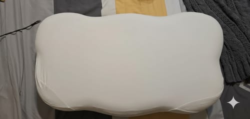 Customer photo review of CloudAlign™ Pillow