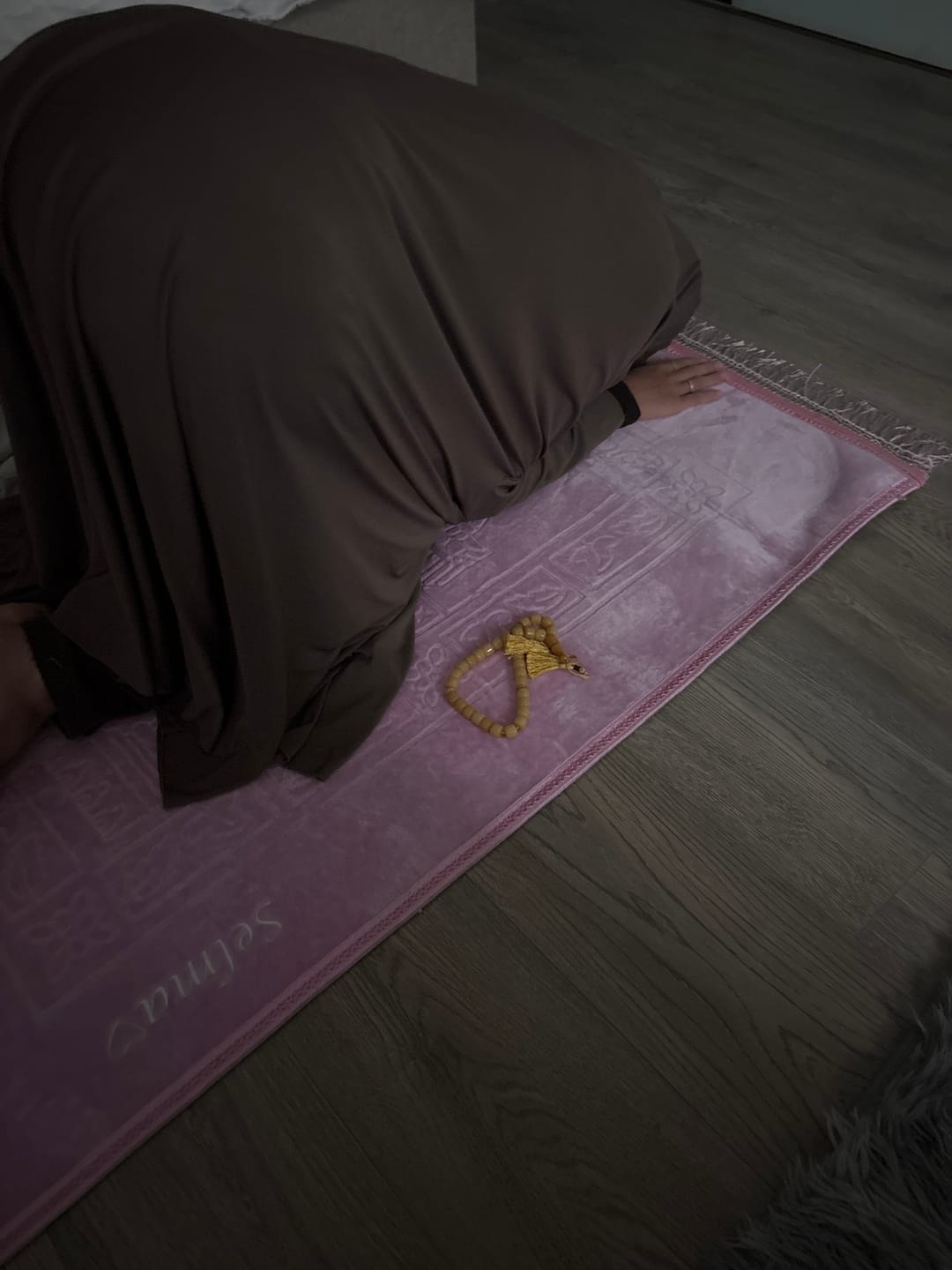Customer photo review of PRAYERMAT PERSONALIZED
