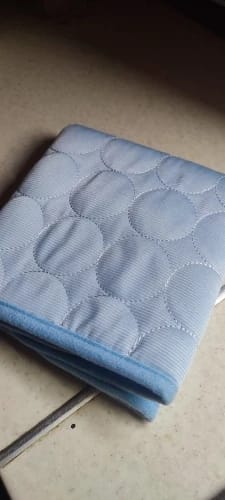 Customer photo review of Nuvola Breeze™ - Tappetino Refrigerante Safe-Fiber per Cani e Gatti