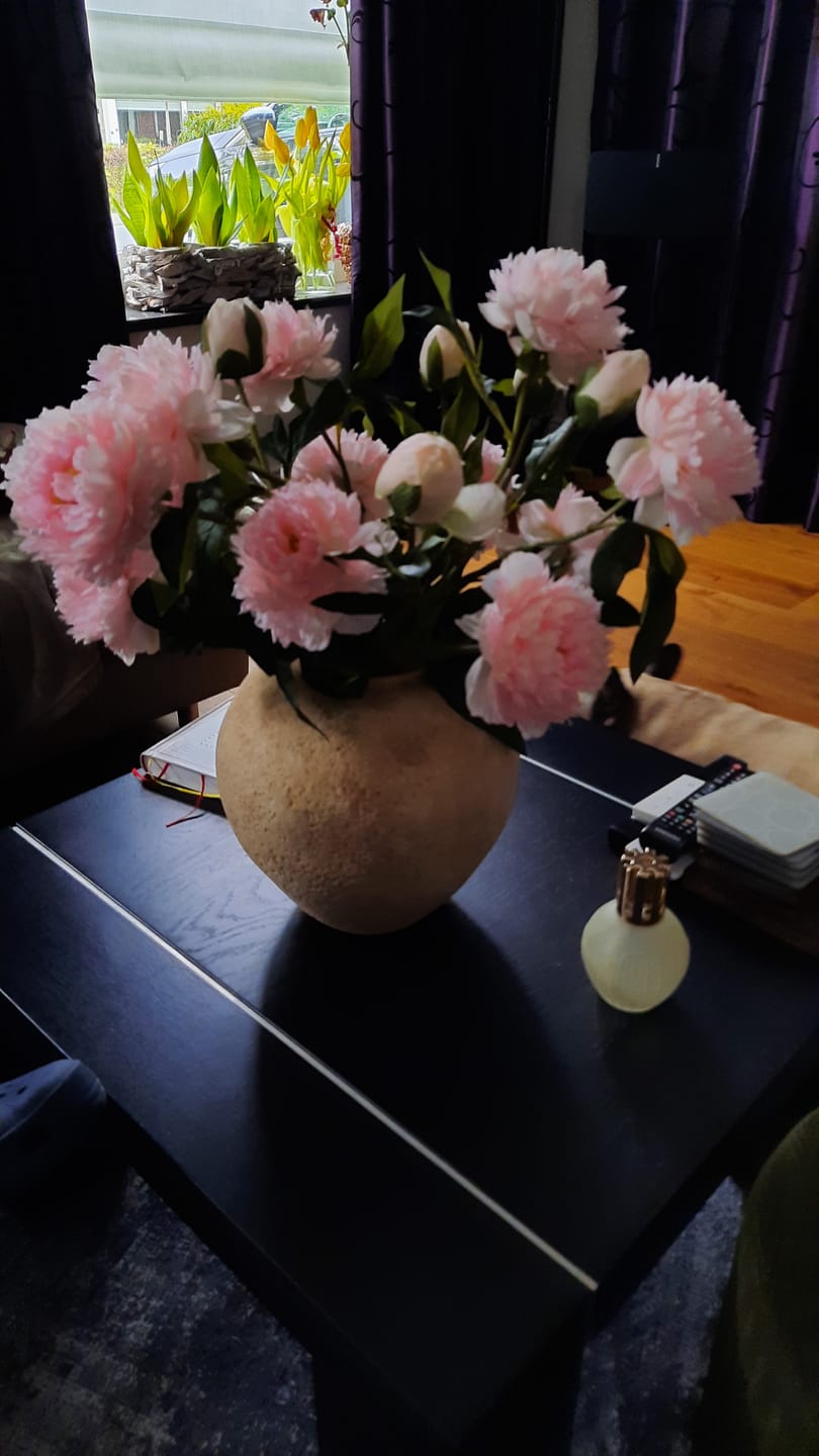Customer photo review of Zijden Pioenrozen - Roze