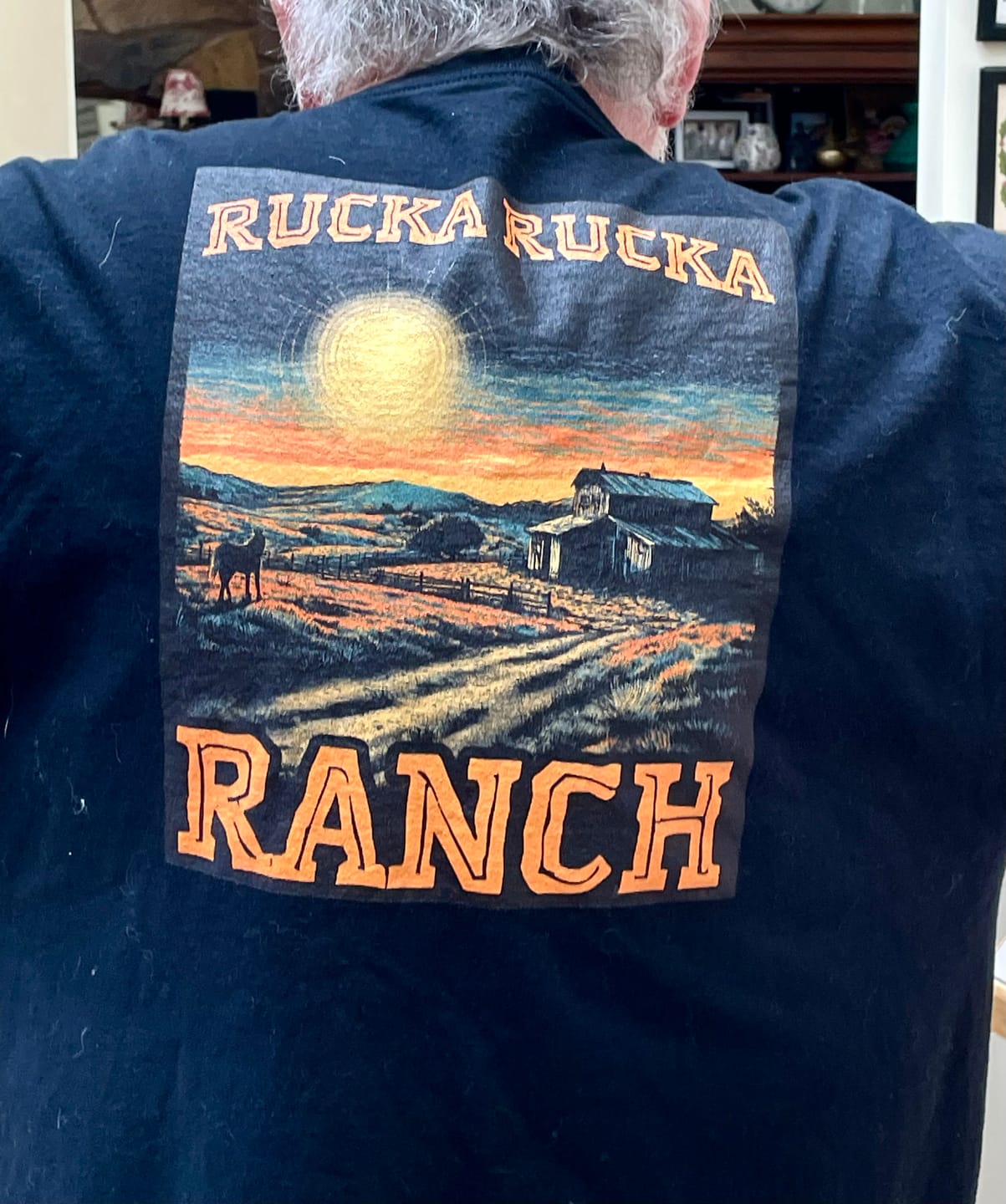 Customer photo review of Big Steve Rucka Rucka Ranch Sundown Unisex classic tee