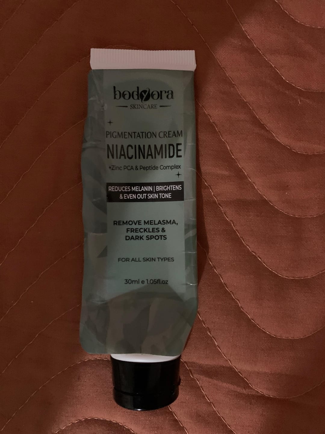Customer photo review of Niacinamide Pigmentation Cream