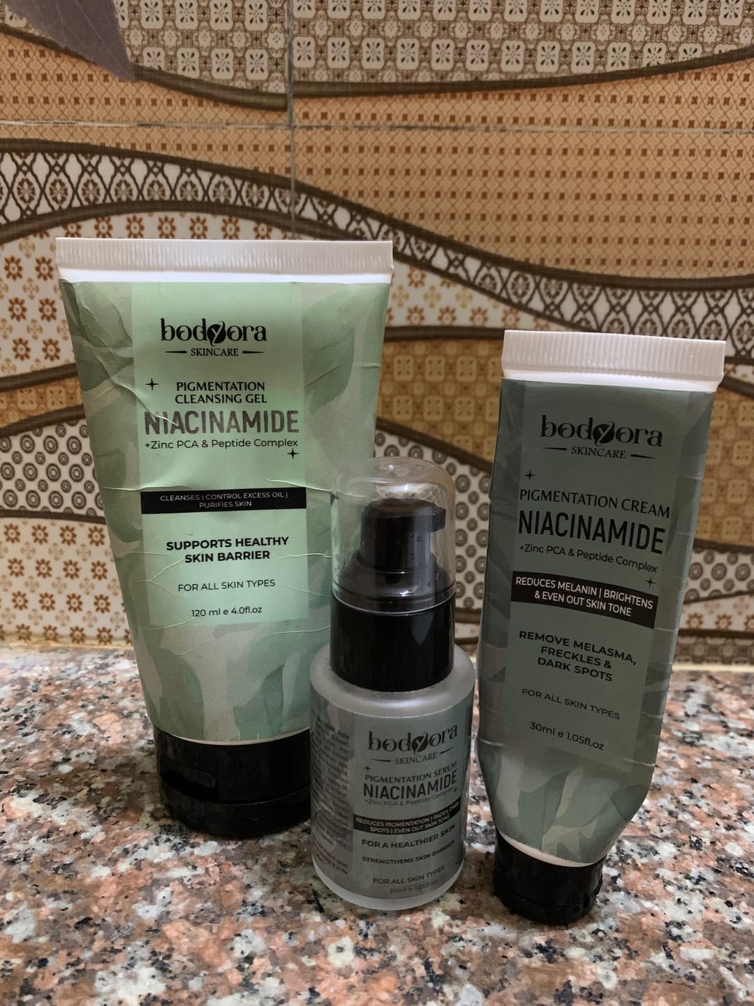 Customer photo review of Melasma Bundle