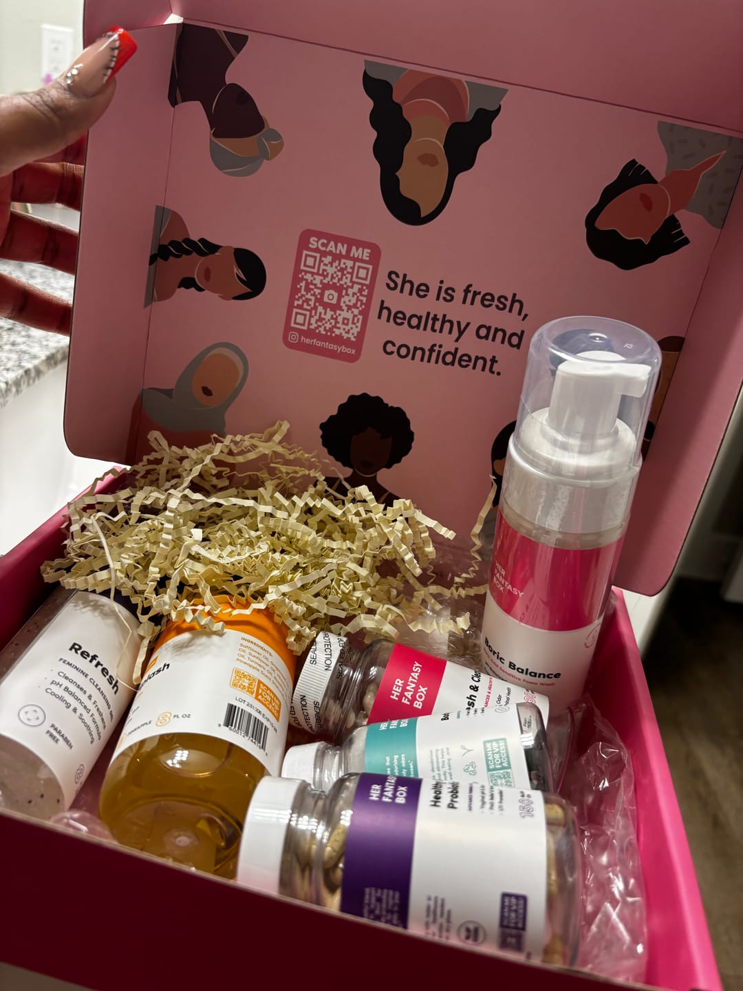 Customer photo review of Ultimate Glow-Up Kit