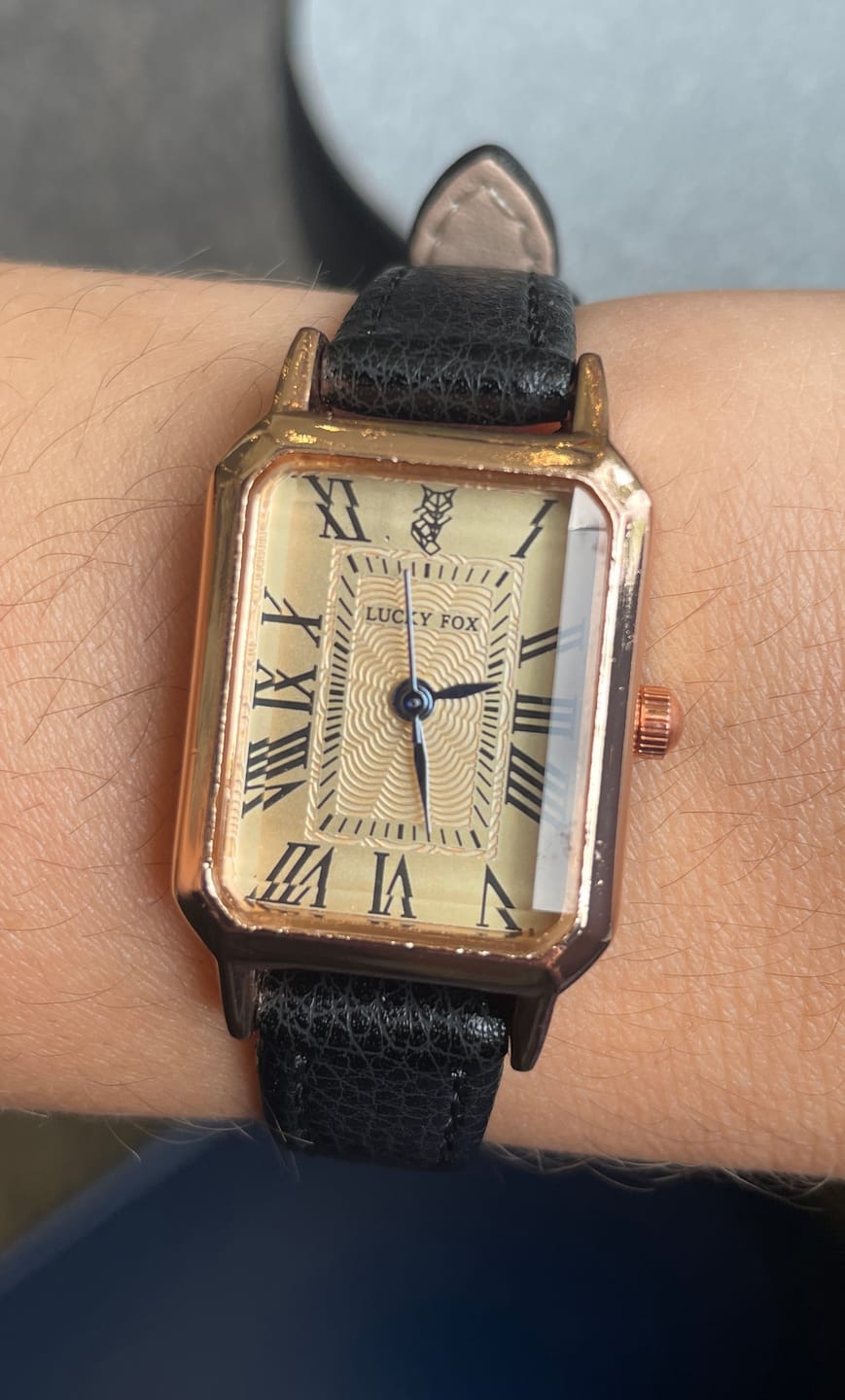 Customer photo review of Bella Leather Watch