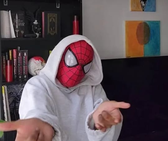 Customer photo review of The Amazing Spider-Man 2 Mask ( Cosplay Version)