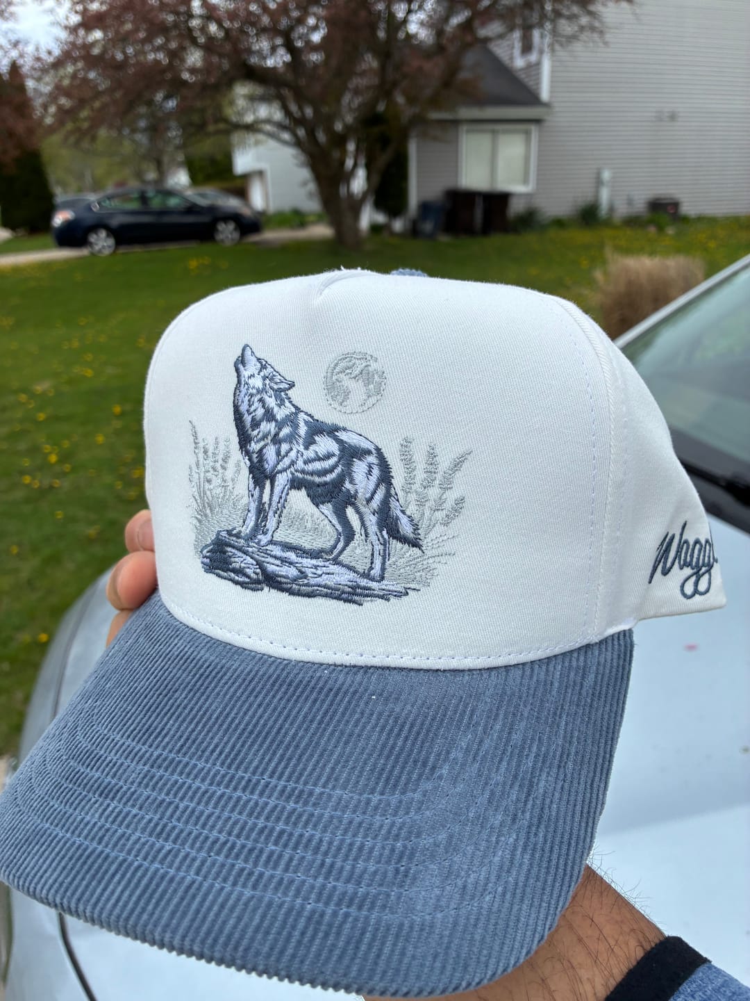 Customer photo review of Alpha Corduroy Brim Hat