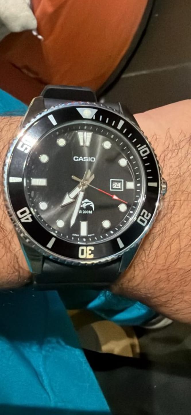 Customer photo review of Reloj Casio Submariner Marlin Duro MDV106-1AV Negro Buceo