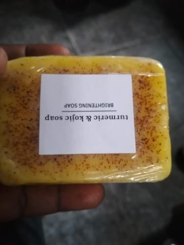 Customer photo review of Turmeric & Kojic Acid - Brightening Soap