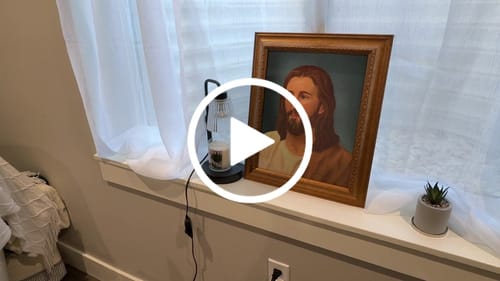 Customer video review of 11x14 Rolled Canvas Prints