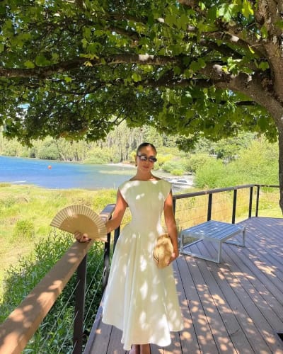 Customer photo review of Valena | Midi Dress